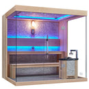 Mazur MUE-1250 Trockensauna mit HARVIA 6kW Heizgerät 220x180x210cm