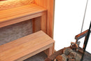 Mazur MUE-1250 Trockensauna mit HARVIA 6kW Heizgerät 220x180x210cm