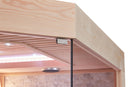 Mazur MUE-1242 Trockensauna mit HARVIA 6kW Heizgerät 200x200x210cm