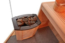 Mazur MUE-1242 Trockensauna mit HARVIA 6kW Heizgerät 200x200x210cm