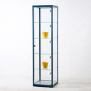 Form Department SMART.H19 – Standvitrine mit Glas-Fachböden