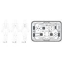 Sanotechnik - MODENA OUTDOOR WHIRLPOOL marbre bleu avec couvercle 205x130x70 cm