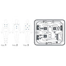 Sanotechnik - OASIS OUTDOOR WHIRLPOOL white marble inkl. Abdeckung und Stiege 208x175x90 cm