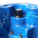 Sanotechnik - OASIS MAXI OUTDOOR WHIRLPOOL blue marble inkl. Abdeckung und Stiege 210x210x95 cm