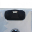 Sanotechnik - PALMA OUTDOOR WHIRLPOOL white marble inkl. Abdeckung und Stiege 190x190x86 cm