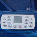 Sanotechnik - PALMA OUTDOOR WHIRLPOOL blue marble inkl. Abdeckung und Stiege 190x190x86 cm