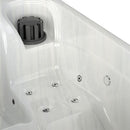 Sanotechnik - SPLIT OUTDOOR WHIRLPOOL white marble inkl. Abdeckung 175x115x70 cm