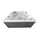 Sanotechnik - ROVINJ OUTDOOR WHIRLPOOL white inkl. Abdeckung und Stiege 210x210x90 cm