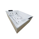 Sanotechnik - ZADAR OUTDOOR WHIRLPOOL white inkl. Abdeckung und Stiege 190x140x70 cm