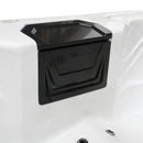 Sanotechnik - TAHITI OUTDOOR WHIRLPOOL white marble inkl. Abdeckung und Stiege 200x200x88 cm