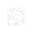 Sanotechnik - TAHITI OUTDOOR WHIRLPOOL white marble inkl. Abdeckung und Stiege 200x200x88 cm