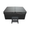 Sanotechnik - DIABLO OUTDOOR WHIRLPOOL white marble inkl. Abdeckung und Stiege 210x160x80 cm