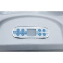 Sanotechnik - TIROL OUTDOOR WHIRLPOOL white marble inkl. Abdeckung und Stiege 210x210x80 cm