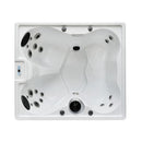 Sanotechnik - PALERMO OUTDOOR WHIRLPOOL white marble inkl. Abdeckung 180x160x76 cm