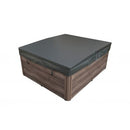 Sanotechnik - CATANIA OUTDOOR WHIRLPOOL white marble inkl. Abdeckung 210x180x82 cm