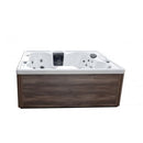 Sanotechnik - CATANIA OUTDOOR WHIRLPOOL white marble inkl. Abdeckung 210x180x82 cm