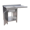 Spülzentrum 1200 x 600 x 850 mm 1 Becken links  600 mm Tiefe