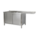 Spülzentrum 1600 x 700 x 850 mm 2 Becken links      700 mm Tiefe