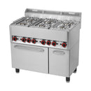 Thermik Serie 600 I Gasherd mit Elektrobackofen I SPT-90GL