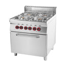 Thermik Serie 900 I Gasherd mit Backofen I SPT-90/8021GE