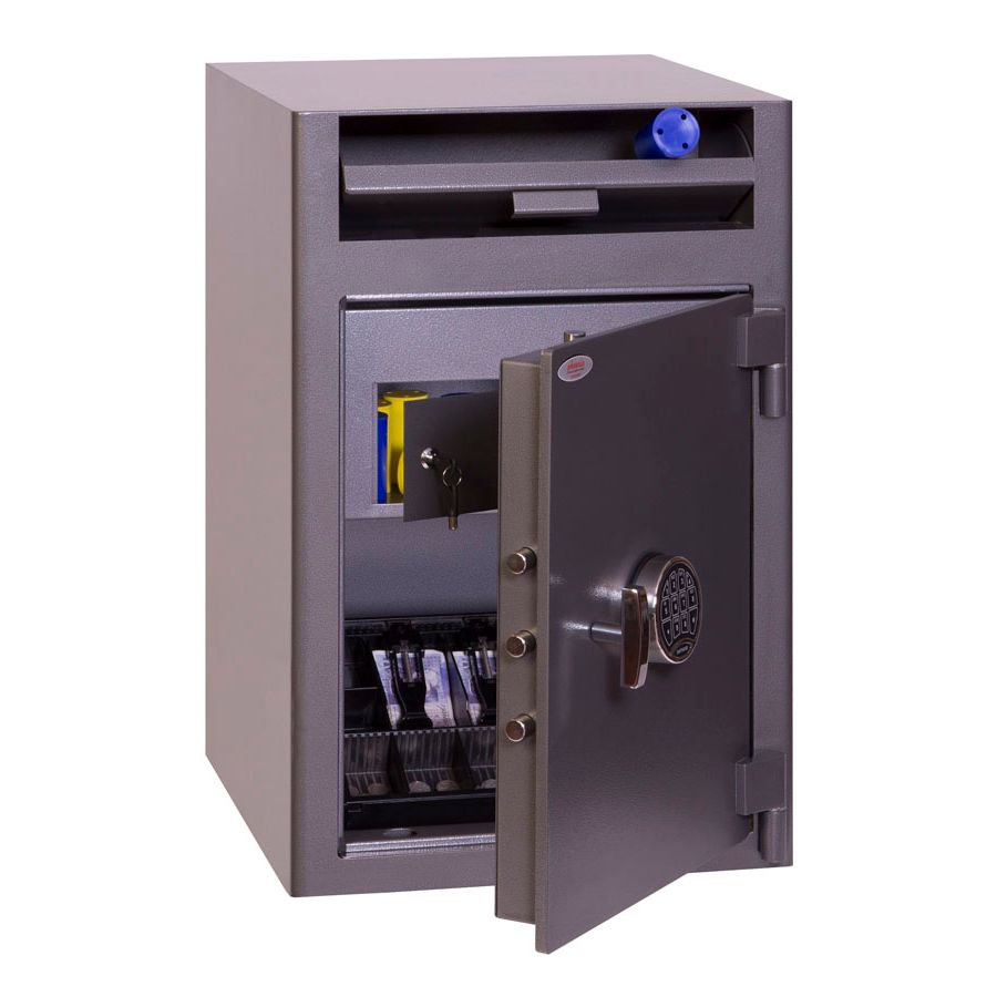 Phoenix Cash Deposit SS0998ED Größe 3 Sicherheitstresor mit Elektronikschloss