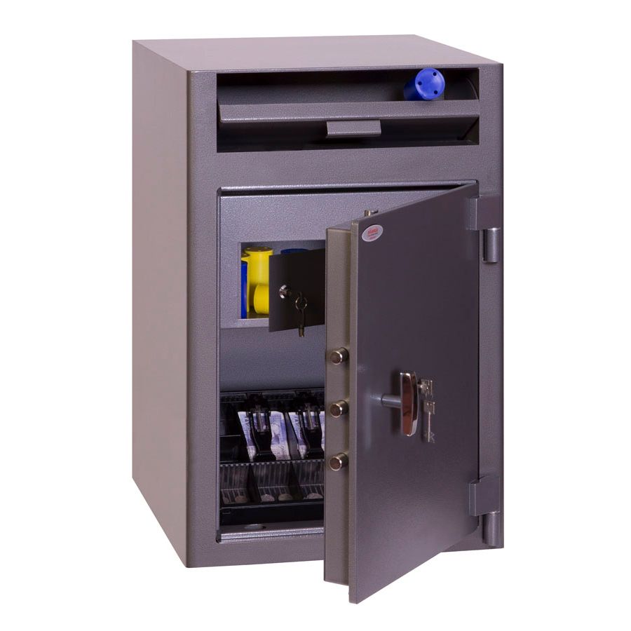 Phoenix Cash Deposit SS0998KD Größe 3 Sicherheitstresor mit Schlüsselschloss