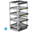 Fami Dynamische Kanban-Regale mit Rollen – FIFO ST1102