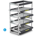 Fami Dynamische Kanban-Regale mit Rollen – FIFO ST1401