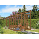 Fjordholz Premium Gewächshaus Modell Greenline Nr. ST-2
