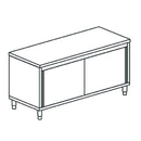 Armoire de travail Virtus & Mastro Neutral à portes coulissantes, sans crédence, 1100 x 600 mm