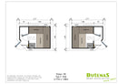 Butenas Gartensauna ENJOY 5-Eck