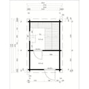 Fjordholz Saunahaus Modell Cube Rondo 70 C