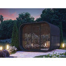 Fjordholz Barrel Sauna Model Luxe-3 Premium Black Edition