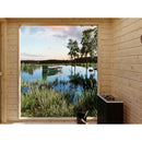 Fjordholz Sauna House Model Paradiso 2-Room Black Edition