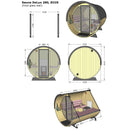 Fjordholz Barrel Sauna Model DeLux 280 Thermo