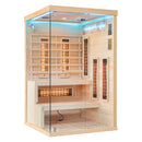 Mazur MO-EP2RS RECHTS Infrarotsauna mit Salzsteinen 120 x 120 x 200 cm