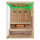 Mazur MO-EP3RS RECHTS Infrarotsauna mit Salzsteinen 150 x 140 x 200 cm