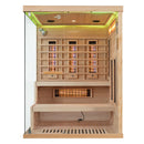 Mazur MO-EP3RS RECHTS Infrarotsauna mit Salzsteinen 150 x 140 x 200 cm