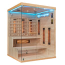 Mazur MO-EP3RS RECHTS Infrarotsauna mit Salzsteinen 150 x 140 x 200 cm