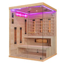Mazur MO-EP3RS LINKS Infrarotsauna mit Salzsteinen 150 x 140 x 200 cm