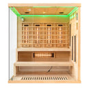 Mazur MO-EP4RS RECHTS Infrarotsauna mit Salzsteinen 175 x 140 x 200 cm