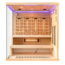 Mazur MO-EP4RS RECHTS Infrarotsauna mit Salzsteinen 175 x 140 x 200 cm