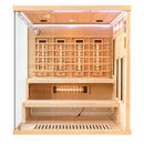 Mazur MO-EP4RS RECHTS Infrarotsauna mit Salzsteinen 175 x 140 x 200 cm