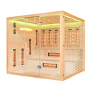 Mazur MO-EA4RS XXL Infrarotsauna mit Himalaya-Salzsteinen 220 x 200 x 200 cm