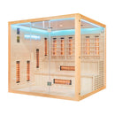 Mazur MO-EA4RS XXL Infrarotsauna mit Himalaya-Salzsteinen 220 x 200 x 200 cm