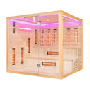 Mazur MO-EA4RS XXL Infrarotsauna mit Himalaya-Salzsteinen 220 x 200 x 200 cm