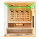 Mazur MO-EP4RS XL RECHTS Infrarotsauna mit Himalaya-Salzsteinen 180 x 160 x 200 cm