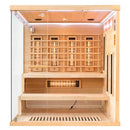 Mazur MO-EP4RS XL RECHTS Infrarotsauna mit Himalaya-Salzsteinen 180 x 160 x 200 cm