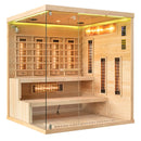 Mazur MO-EP4RS XL RECHTS Infrarotsauna mit Himalaya-Salzsteinen 180 x 160 x 200 cm