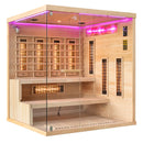 Mazur MO-EP4RS XL RECHTS Infrarotsauna mit Himalaya-Salzsteinen 180 x 160 x 200 cm
